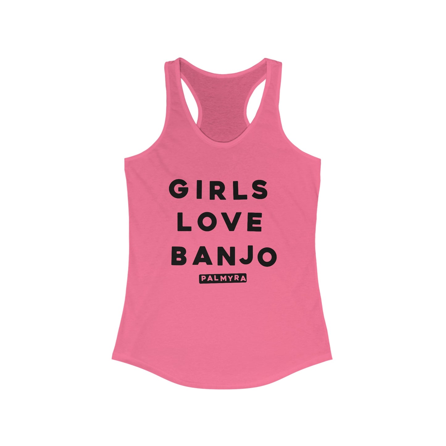 Women's Tank Girls Love Banjo