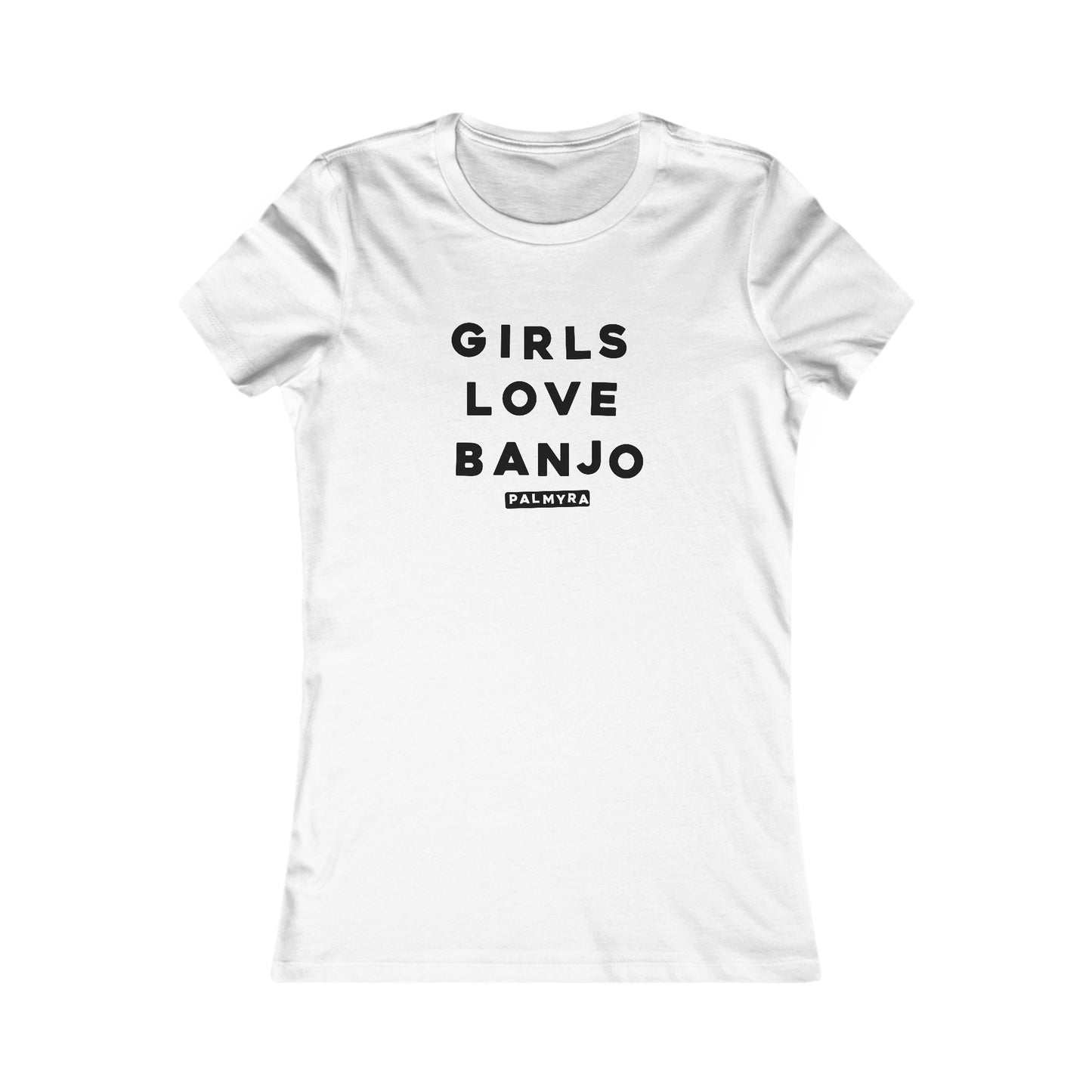 Women's Girls Love Banjo T-Shirt