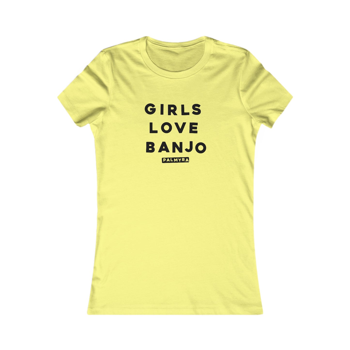 Women's Girls Love Banjo T-Shirt