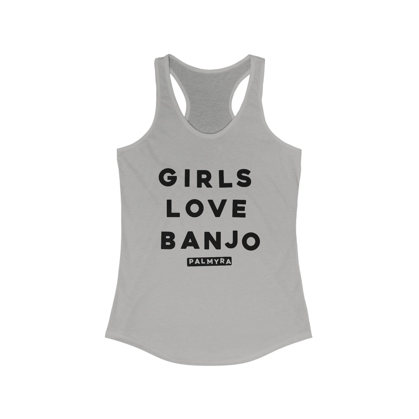 Women's Tank Girls Love Banjo