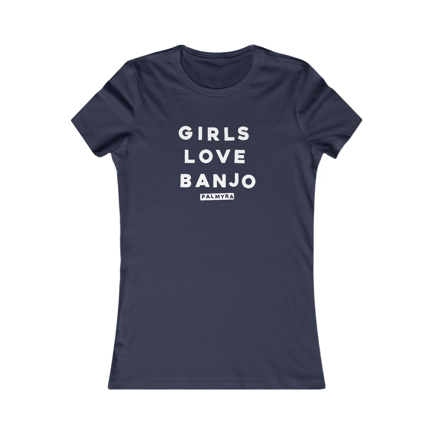 Women's Girls Love Banjo T-Shirt