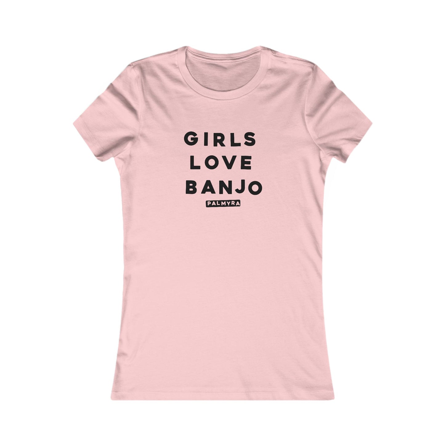 Women's Girls Love Banjo T-Shirt
